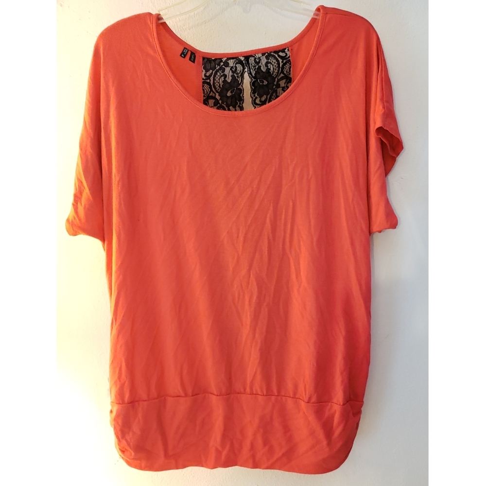 Womens lace back top